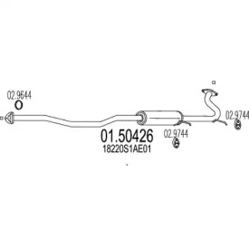 Амортизатор (MTS: 01.50426)