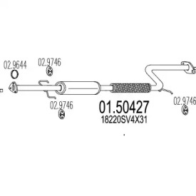 Амортизатор (MTS: 01.50427)