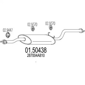 Амортизатор (MTS: 01.50438)