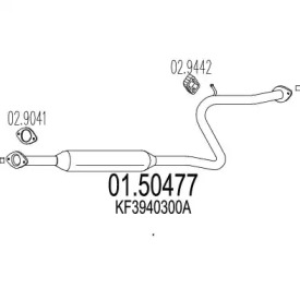 Амортизатор (MTS: 01.50477)