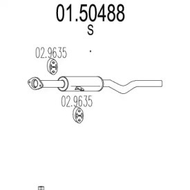 Амортизатор (MTS: 01.50488)