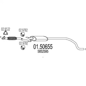 Амортизатор (MTS: 01.50655)