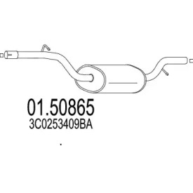 Амортизатор (MTS: 01.50865)