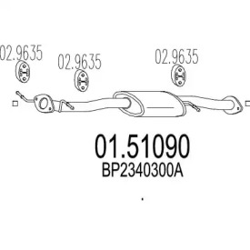 Амортизатор (MTS: 01.51090)