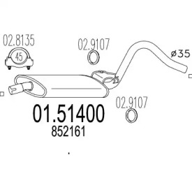 Амортизатор (MTS: 01.51400)