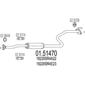 Амортизатор (MTS: 01.51470)