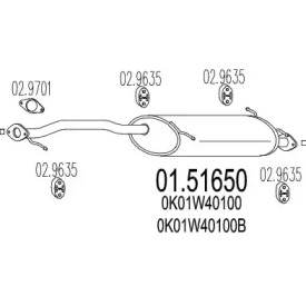 Амортизатор (MTS: 01.51650)