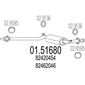 Амортизатор (MTS: 01.51680)