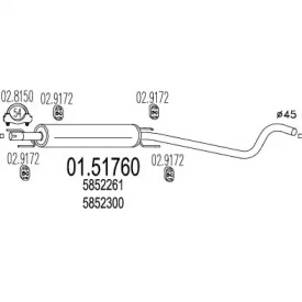 Амортизатор (MTS: 01.51760)