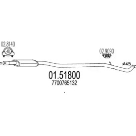 Амортизатор (MTS: 01.51800)