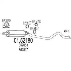 Амортизатор (MTS: 01.52180)