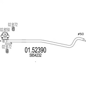 Амортизатор (MTS: 01.52390)