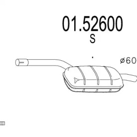 Амортизатор (MTS: 01.52600)