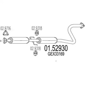 Амортизатор (MTS: 01.52930)