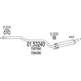 Амортизатор (MTS: 01.53240)