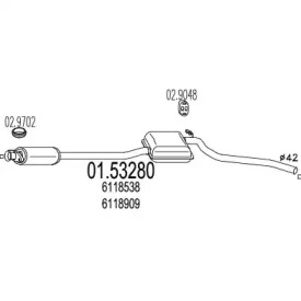 Амортизатор (MTS: 01.53280)