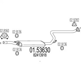 Амортизатор (MTS: 01.53630)