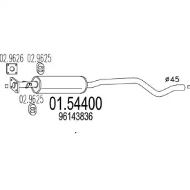 Амортизатор (MTS: 01.54400)