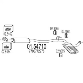 Амортизатор (MTS: 01.54710)