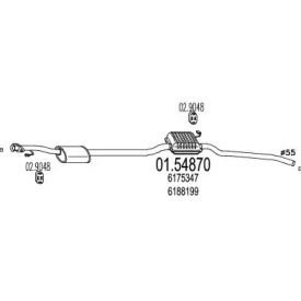 Амортизатор (MTS: 01.54870)