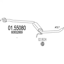 Амортизатор (MTS: 01.55080)