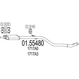 Амортизатор (MTS: 01.55480)