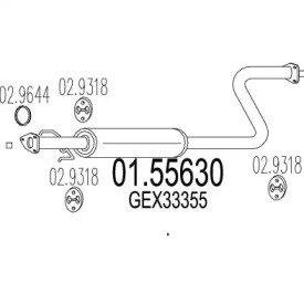 Амортизатор (MTS: 01.55630)