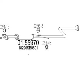 Амортизатор (MTS: 01.55970)