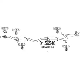 Амортизатор (MTS: 01.56540)