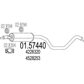 Амортизатор (MTS: 01.57440)