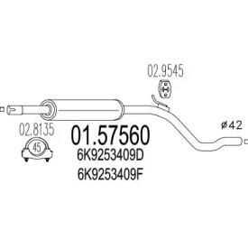 Амортизатор (MTS: 01.57560)