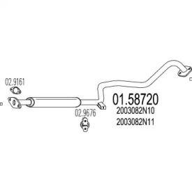 Амортизатор (MTS: 01.58720)