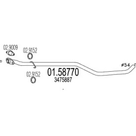 Амортизатор (MTS: 01.58770)