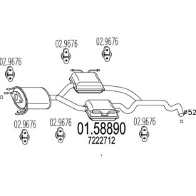 Амортизатор (MTS: 01.58890)