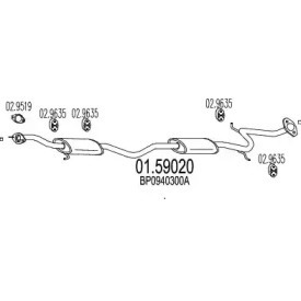 Амортизатор (MTS: 01.59020)