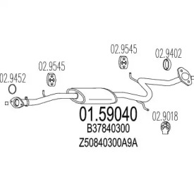 Амортизатор (MTS: 01.59040)