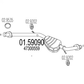 Амортизатор (MTS: 01.59090)