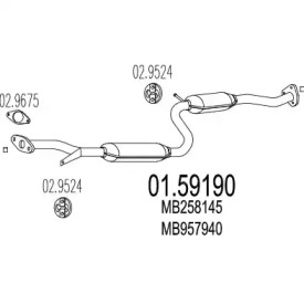 Амортизатор (MTS: 01.59190)