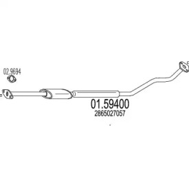 Амортизатор (MTS: 01.59400)