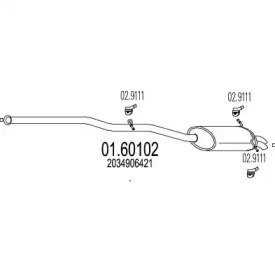 Амортизатор (MTS: 01.60102)