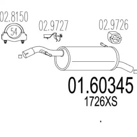 Амортизатор (MTS: 01.60345)