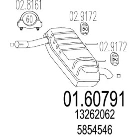 Амортизатор (MTS: 01.60791)