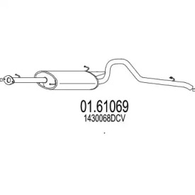 Амортизатор (MTS: 01.61069)