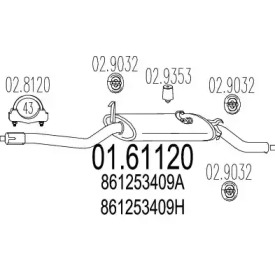 Амортизатор (MTS: 01.61120)