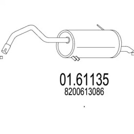 Амортизатор (MTS: 01.61135)