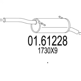 Амортизатор (MTS: 01.61228)