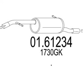 Амортизатор (MTS: 01.61234)