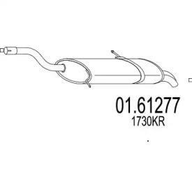 Амортизатор (MTS: 01.61277)