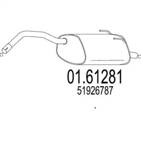 Амортизатор (MTS: 01.61281)