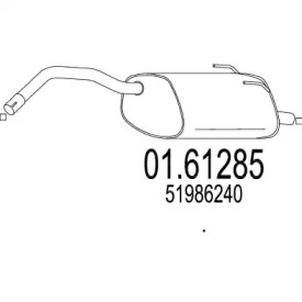 Амортизатор (MTS: 01.61285)